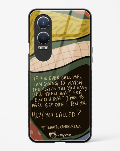 Team Text [doodleodrama] Glass Case Phone Cover (OnePlus)