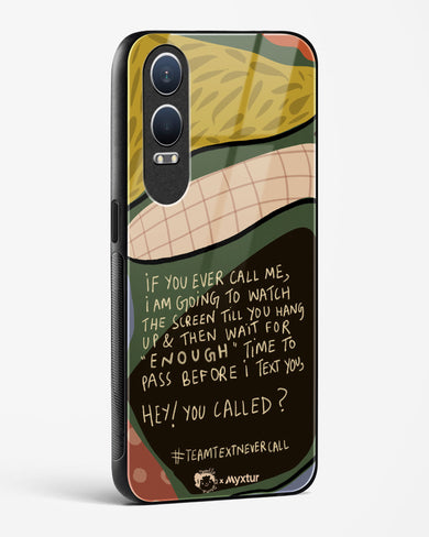 Team Text [doodleodrama] Glass Case Phone Cover (OnePlus)