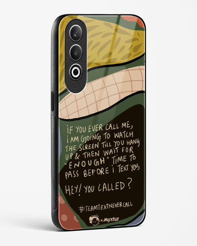 Team Text [doodleodrama] Glass Case Phone Cover (OnePlus)