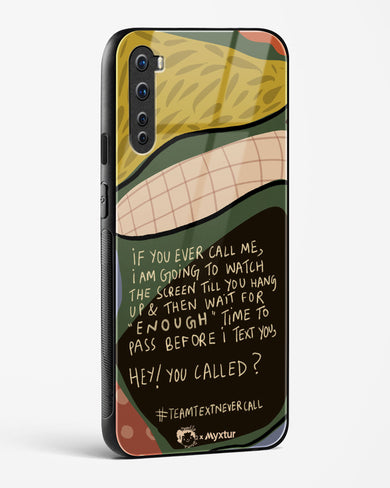 Team Text [doodleodrama] Glass Case Phone Cover (OnePlus)