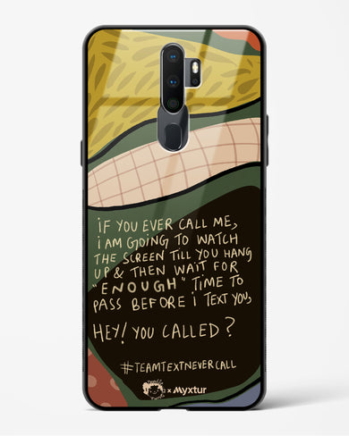 Team Text [doodleodrama] Glass Case Phone Cover (Oppo)