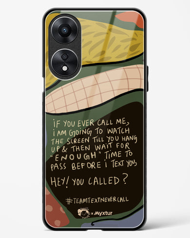 Team Text [doodleodrama] Glass Case Phone Cover (Oppo)