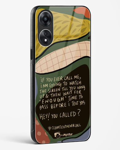 Team Text [doodleodrama] Glass Case Phone Cover (Oppo)