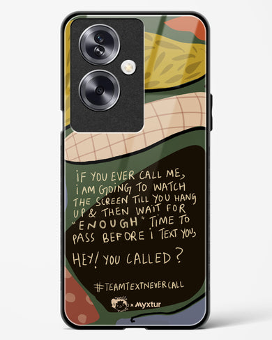 Team Text [doodleodrama] Glass Case Phone Cover (Oppo)