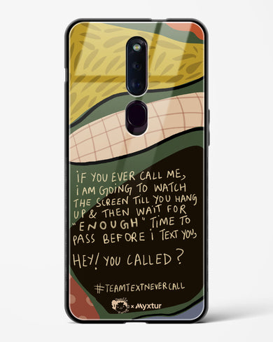 Team Text [doodleodrama] Glass Case Phone Cover (Oppo)