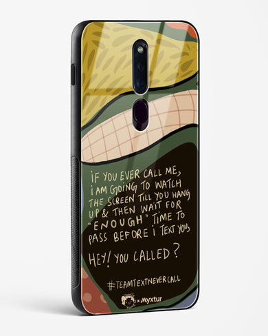 Team Text [doodleodrama] Glass Case Phone Cover (Oppo)