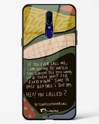 Team Text [doodleodrama] Glass Case Phone Cover (Oppo)