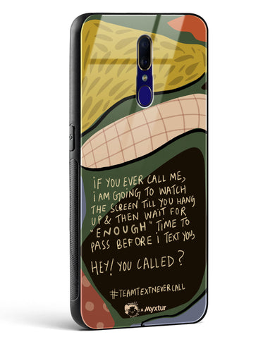 Team Text [doodleodrama] Glass Case Phone Cover (Oppo)