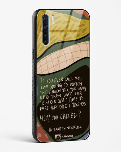 Team Text [doodleodrama] Glass Case Phone Cover (Oppo)