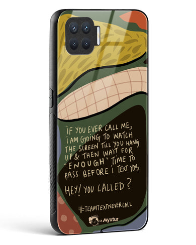 Team Text [doodleodrama] Glass Case Phone Cover (Oppo)