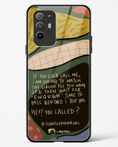 Team Text [doodleodrama] Glass Case Phone Cover (Oppo)