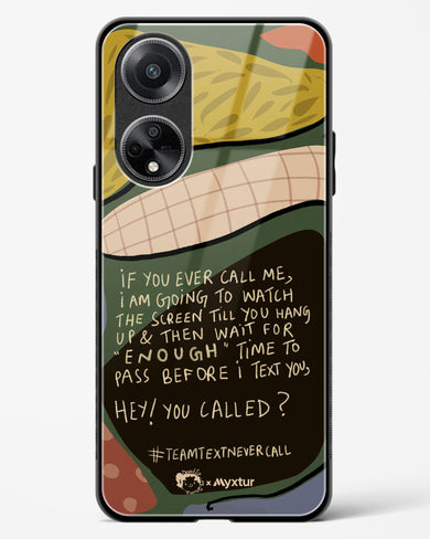 Team Text [doodleodrama] Glass Case Phone Cover (Oppo)