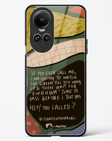 Team Text [doodleodrama] Glass Case Phone Cover (Oppo)