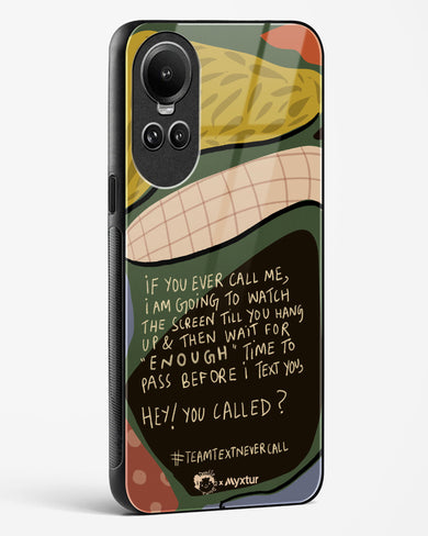 Team Text [doodleodrama] Glass Case Phone Cover (Oppo)