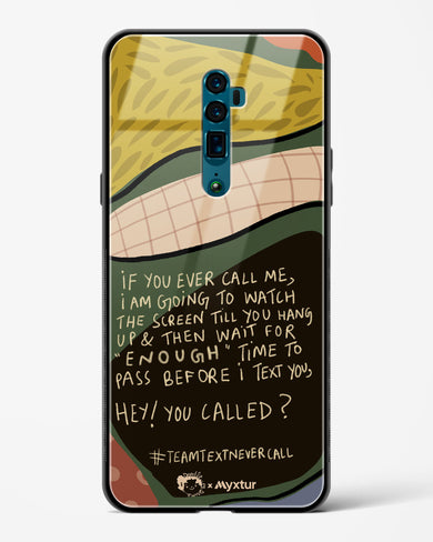 Team Text [doodleodrama] Glass Case Phone Cover (Oppo)