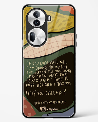 Team Text [doodleodrama] Glass Case Phone Cover (Oppo)