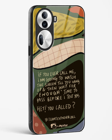 Team Text [doodleodrama] Glass Case Phone Cover (Oppo)