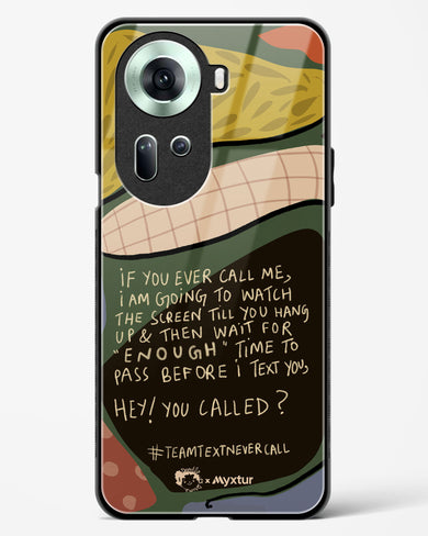 Team Text [doodleodrama] Glass Case Phone Cover (Oppo)