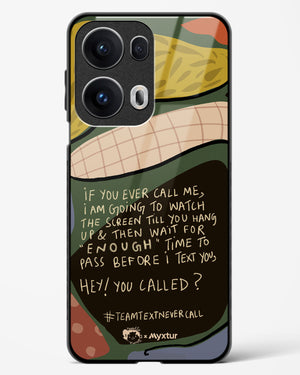 Team Text [doodleodrama] Glass Case Phone Cover (Oppo)