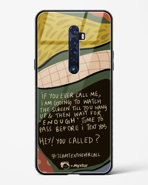 Team Text [doodleodrama] Glass Case Phone Cover (Oppo)