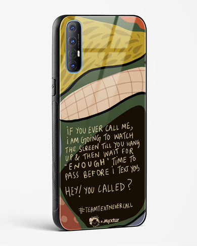 Team Text [doodleodrama] Glass Case Phone Cover (Oppo)