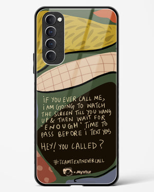 Team Text [doodleodrama] Glass Case Phone Cover (Oppo)