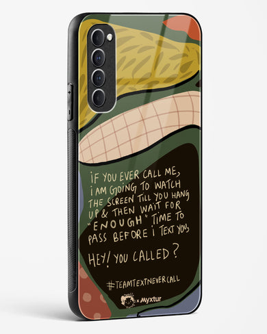 Team Text [doodleodrama] Glass Case Phone Cover (Oppo)