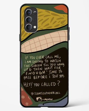 Team Text [doodleodrama] Glass Case Phone Cover (Oppo)