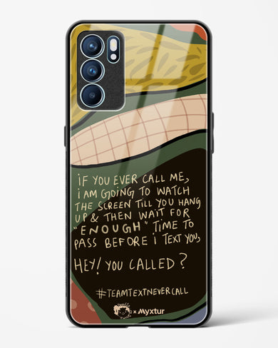 Team Text [doodleodrama] Glass Case Phone Cover (Oppo)