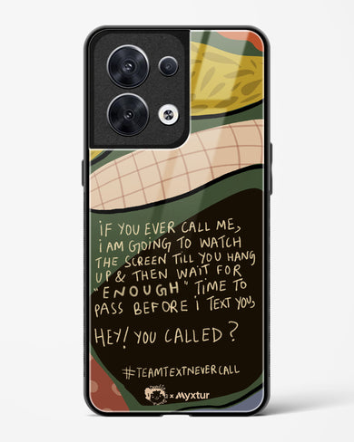 Team Text [doodleodrama] Glass Case Phone Cover (Oppo)