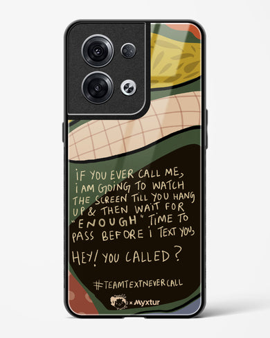 Team Text [doodleodrama] Glass Case Phone Cover (Oppo)