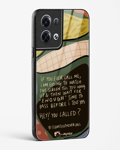 Team Text [doodleodrama] Glass Case Phone Cover (Oppo)