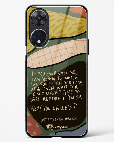 Team Text [doodleodrama] Glass Case Phone Cover (Oppo)