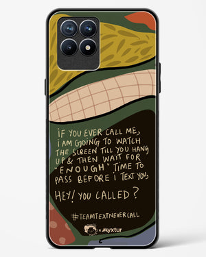 Team Text [doodleodrama] Glass Case Phone Cover (Realme)