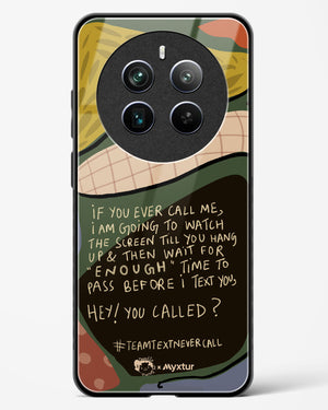 Team Text [doodleodrama] Glass Case Phone Cover (Realme)