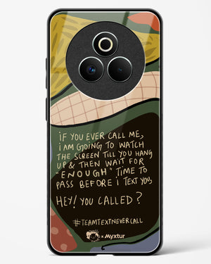 Team Text [doodleodrama] Glass Case Phone Cover (Realme)