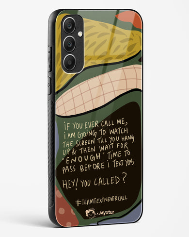 Team Text [doodleodrama] Glass Case Phone Cover (Samsung)
