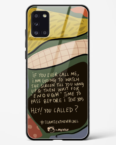 Team Text [doodleodrama] Glass Case Phone Cover-(Samsung)