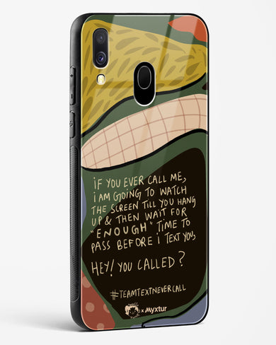 Team Text [doodleodrama] Glass Case Phone Cover-(Samsung)