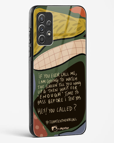 Team Text [doodleodrama] Glass Case Phone Cover-(Samsung)