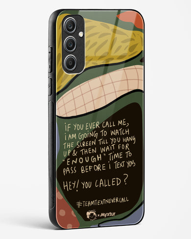 Team Text [doodleodrama] Glass Case Phone Cover (Samsung)