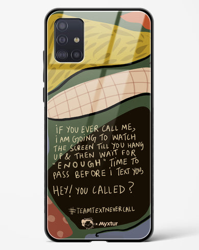 Team Text [doodleodrama] Glass Case Phone Cover (Samsung)