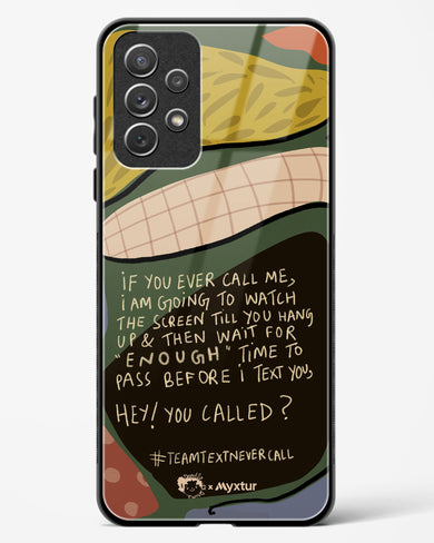 Team Text [doodleodrama] Glass Case Phone Cover-(Samsung)