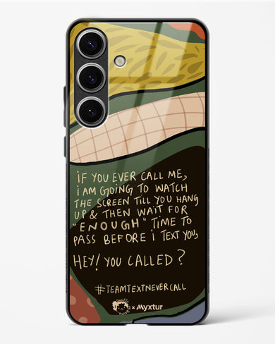 Team Text [doodleodrama] Glass Case Phone Cover (Samsung)