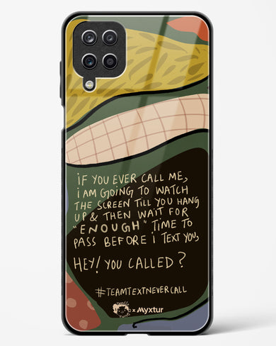 Team Text [doodleodrama] Glass Case Phone Cover (Samsung)