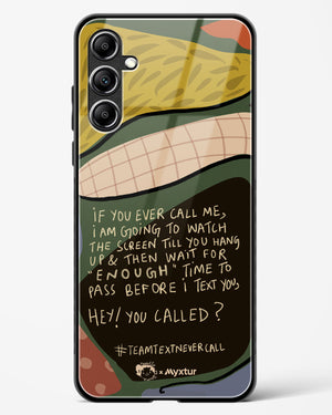 Team Text [doodleodrama] Glass Case Phone Cover (Samsung)