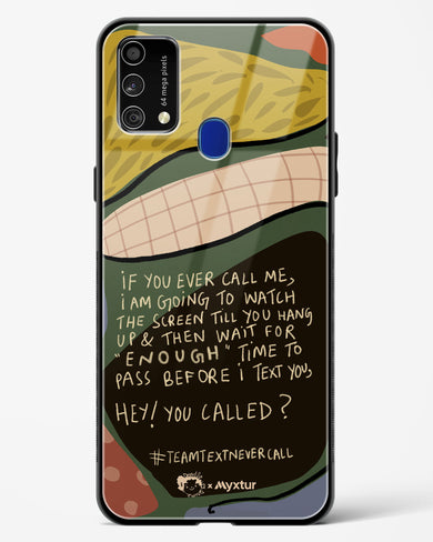 Team Text [doodleodrama] Glass Case Phone Cover (Samsung)