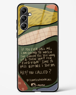 Team Text [doodleodrama] Glass Case Phone Cover-(Samsung)