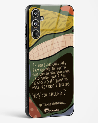 Team Text [doodleodrama] Glass Case Phone Cover (Samsung)