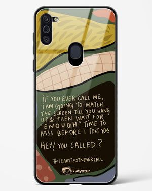 Team Text [doodleodrama] Glass Case Phone Cover (Samsung)